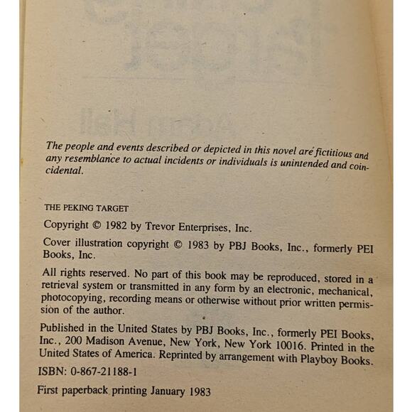 Adam Hall Lot 6 Paperback Books Quiller Run Peking Target Pawn Jeopardy Vintage - Picture 6 of 15